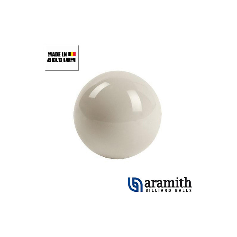 Bille blanche Aramith 52.4 mm