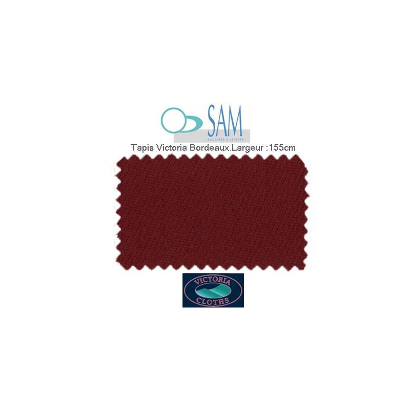 Tapis Victoria 155cm coloris Bordeaux