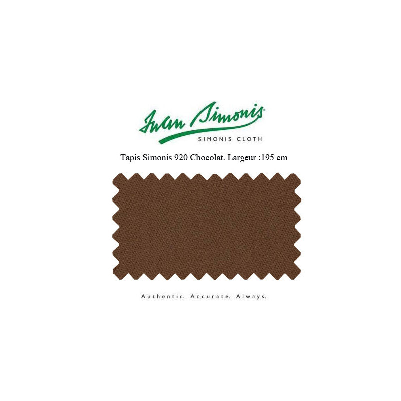 Tapis Simonis 920 195 cm Chocolat