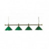 Luminaire Laiton 4 gl Vert