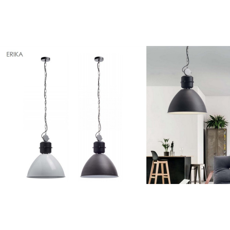 Suspension Erika 1 Globe Blanc