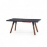 Table de ping pong convertible 180 coloris noir