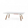 Table de ping pong convertible 220 coloris blanc