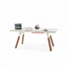 Table de ping pong convertible 220 coloris blanc