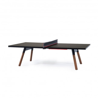 Table de ping pong convertible 180 coloris noir