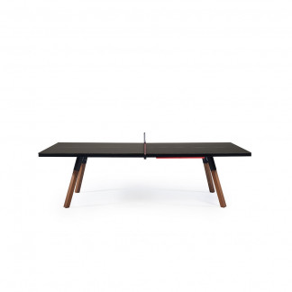 Table de ping pong convertible 180 coloris noir