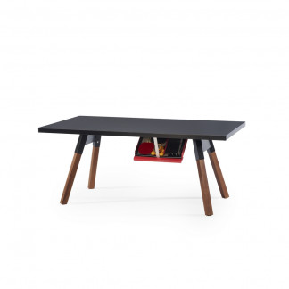 Table de ping pong convertible 180 coloris noir