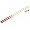 Lot 2 Queues billard Erable 145 cm 1pc 12mm