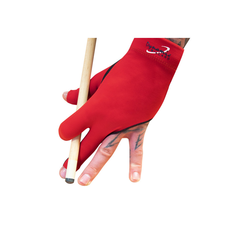 Gant de billard Dynamic Premium L/XL Rouge - 3 Doigts