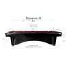 Billard Dynamic III 8ft Noir