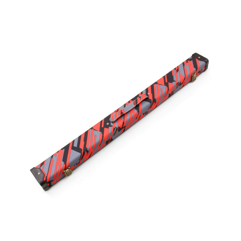 Boîtier Tomahawk Motif Rouge, Gris et Noir pour queue 1/2