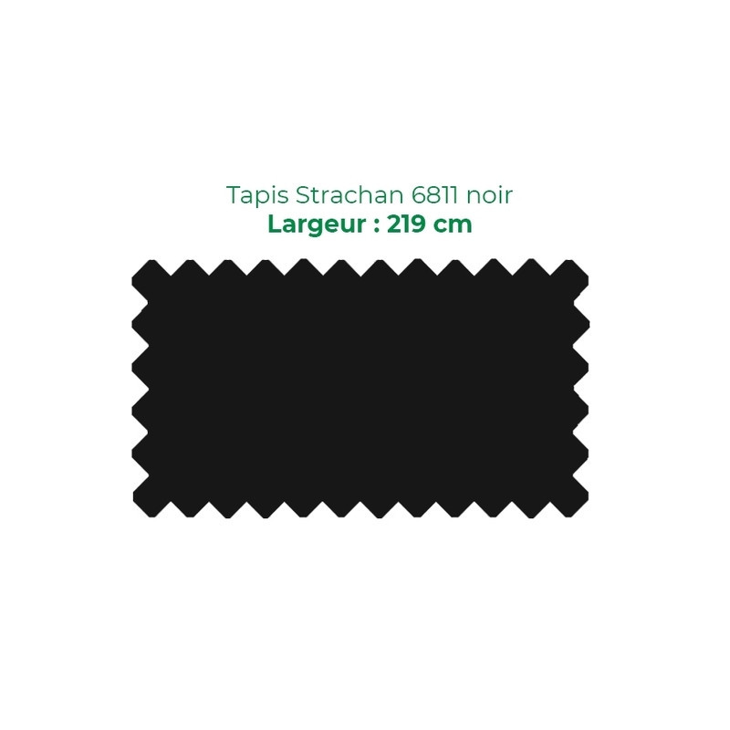 Tapis 6811 Strachan Tournament,219 cm Noir WoE