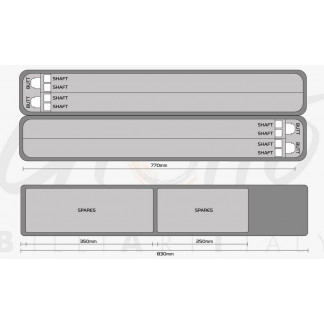 Etui de Luxe Longoni Giotto Terra 4 fûts / 8 flèches