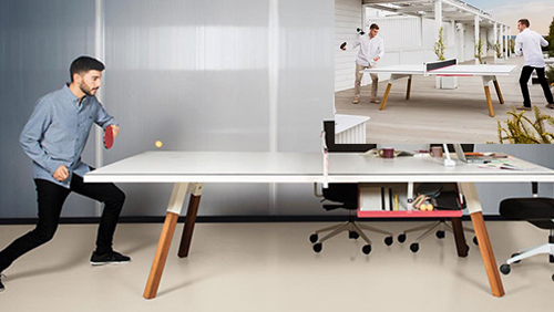 Table de ping pong convertible